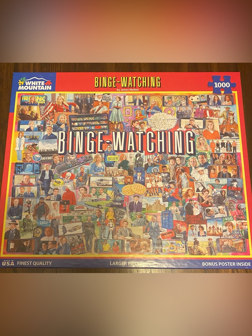 White Mountain 1000 Piece Jigsaw Puzzle